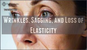 wrinkles, sagging, and loss of elasticity