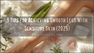 achieving smooth legs with sensitive skin
