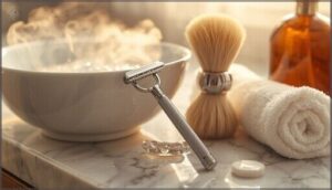 adjusting shaving and grooming habits
