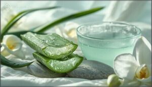 aloe vera gel for calming redness