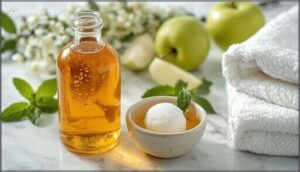 apple cider vinegar application
