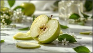 apple face mask for exfoliating and brightening