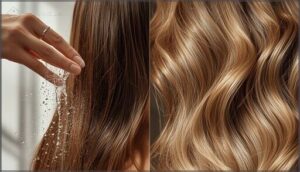 application on damp vs. dry hair