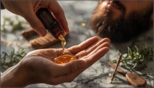 apply beard oil for softness apply beard oil for softness