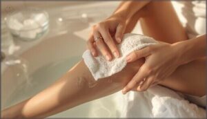 apply cool compress to soothe skin apply cool compress to soothe skin