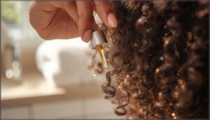 apply serums to damp or dry hair focusing on ends first apply serums to damp or dry hair focusing on ends first