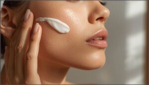 applying fragrance-free moisturizers