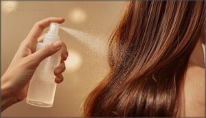 applying heat protectant before styling applying heat protectant before styling