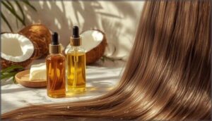 applying nourishing oils and butters