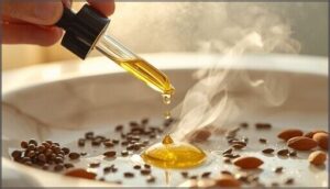 applying pre-shave oil for added protection