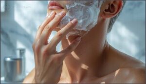 applying shaving gel properly applying shaving gel properly