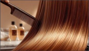 applying toning gloss or glaze applying toning gloss or glaze