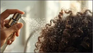 applying water or water-based moisturizer applying water or water-based moisturizer