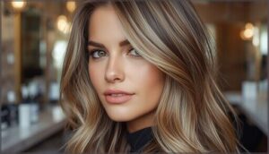 ash brown and money piece highlights ash brown and money piece highlights