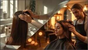 at-home routines vs. salon treatments