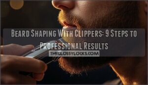 beard shaping with clippers