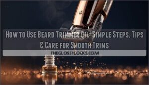 beard trimmer oil usage beard trimmer oil usage