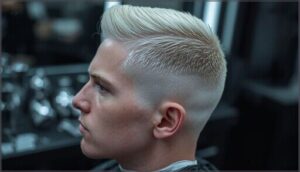blonde buzz cut with fade blonde buzz cut with fade