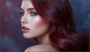 burgundy and berry reds