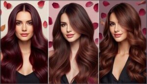 burgundy hair for bold or subtle looks