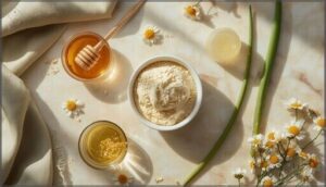 calming masks and treatments