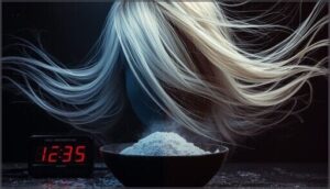 can you bleach hair twice in one day