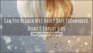 can you bleach wet hair can you bleach wet hair