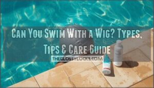 can you swim with a wig