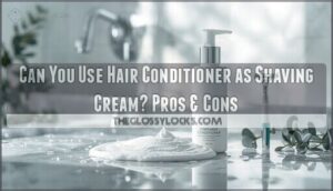 can you use hair conditioner as shaving cream