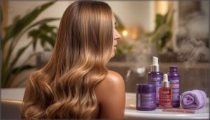 caring for hair after neutralizing purple