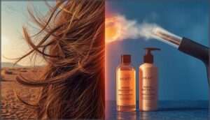 causes of flash drying hair