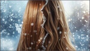 causes of winter hair damage