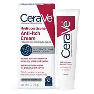 CeraVe 1% Hydrocortisone Anti Itch Cream, B00Y7QTD8I