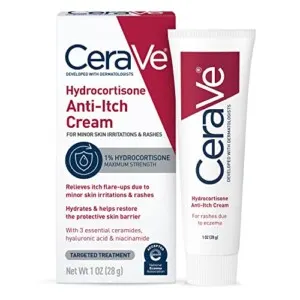 CeraVe 1% Hydrocortisone Anti Itch Cream, B00Y7QTD8I