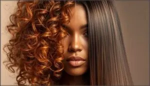 changes in hair texture or color changes in hair texture or color