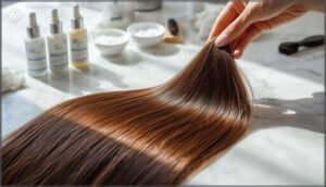 choosing the right bleach for dark hair