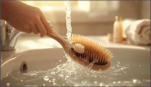 cleaning boar bristle brushes cleaning boar bristle brushes