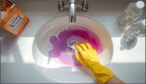 cleaning hair dye stains with baking soda and vinegar cleaning hair dye stains with baking soda and vinegar