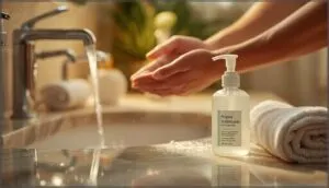 cleansing and prepping the skin