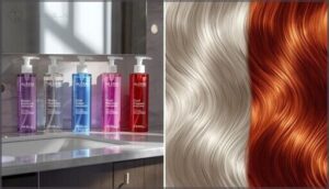 color-depositing and tone-correcting ingredients