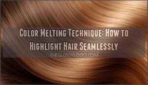 color melting technique for highlighting hair color melting technique for highlighting hair