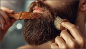 comb and brush for even distribution comb and brush for even distribution