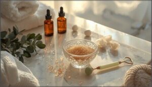 combining exfoliation with home care
