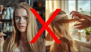 common mistakes to avoid with leave-ins