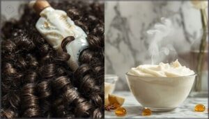 conditioning and deep moisture masks