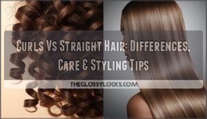 curls versus straight hair curls versus straight hair