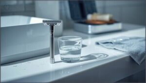 daily razor blade cleaning routine
