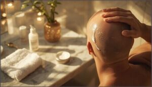 daily scalp care routine for bald heads