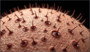 dark patches and thicker texture dark patches and thicker texture