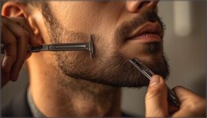 defining cheek and neck lines